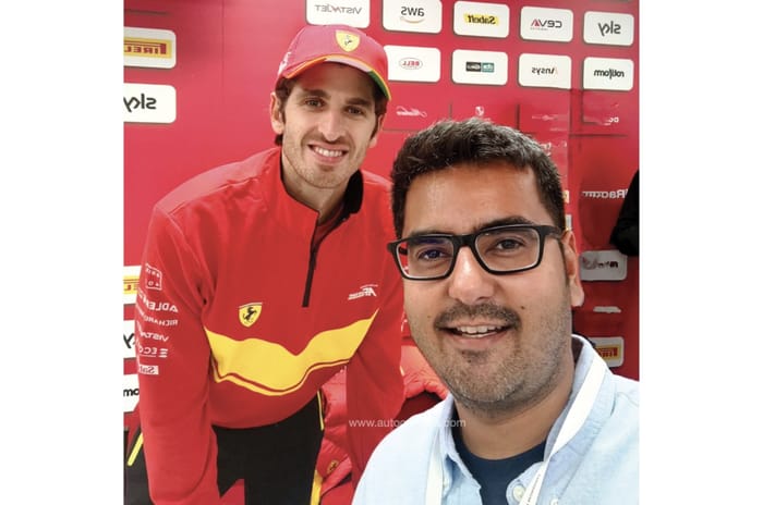 Ferrari’s Antonio Giovinazzi